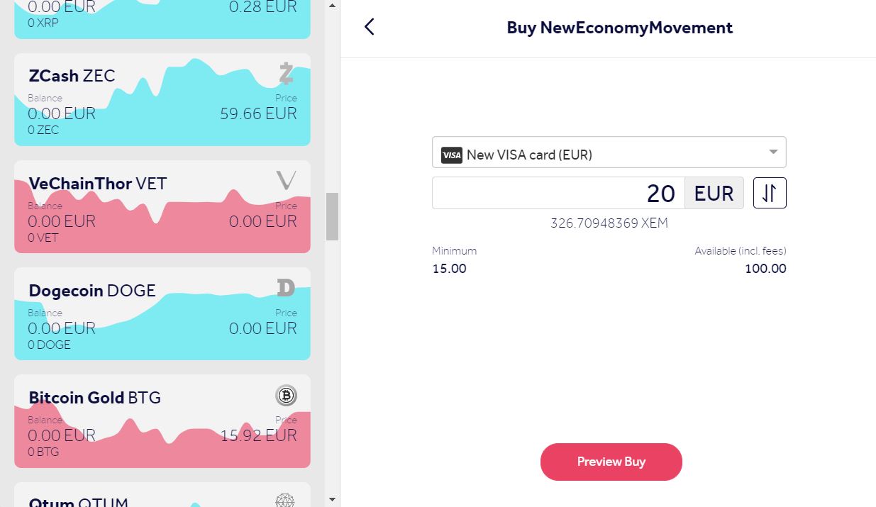 how to buy nem